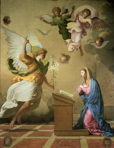 The Annunciation, before 1652 by Eustache Le Sueur